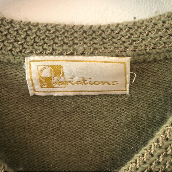 🧚 Vintage green cardigan - Picture 3 of 6